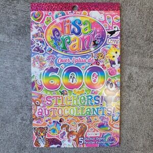 Lisa‎ Frank Sticker Book 5 Sticker Sheets 600 Stickers Lisa Frank Stickers